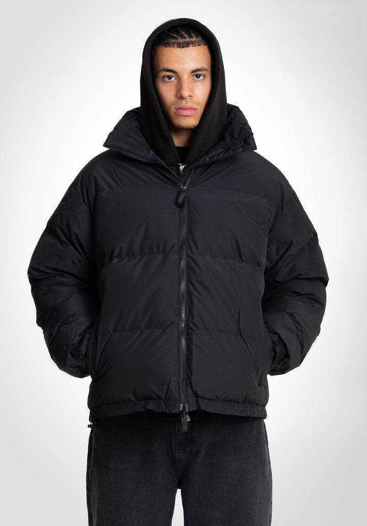 Black puffer jacket cotton on online