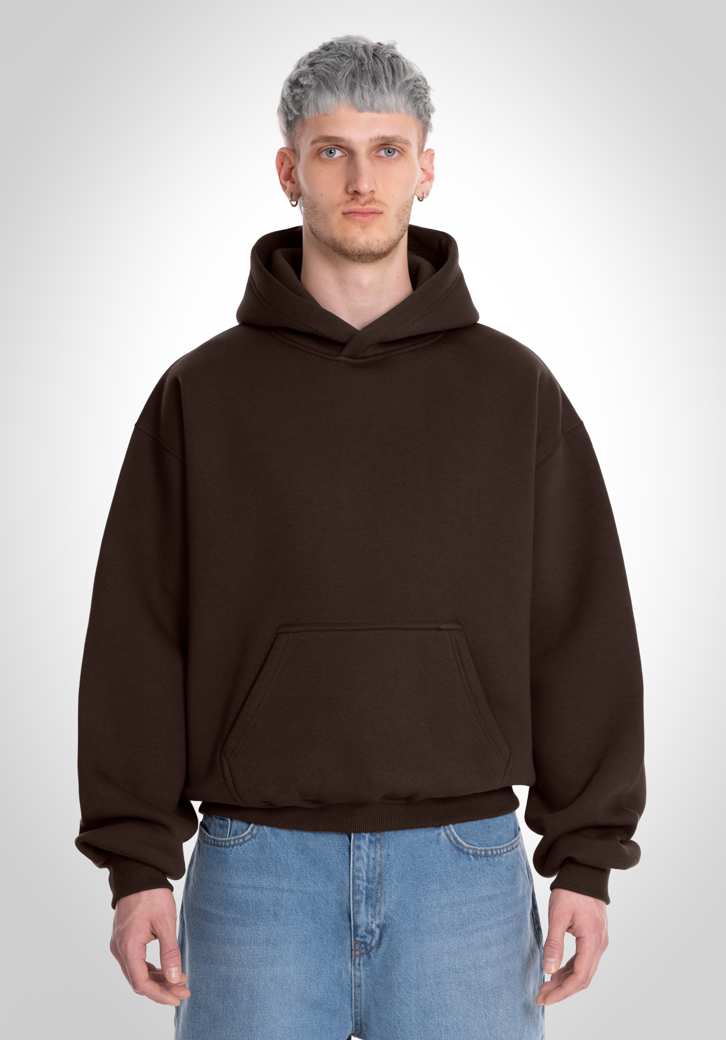 Oversize Hoodie - Brown
