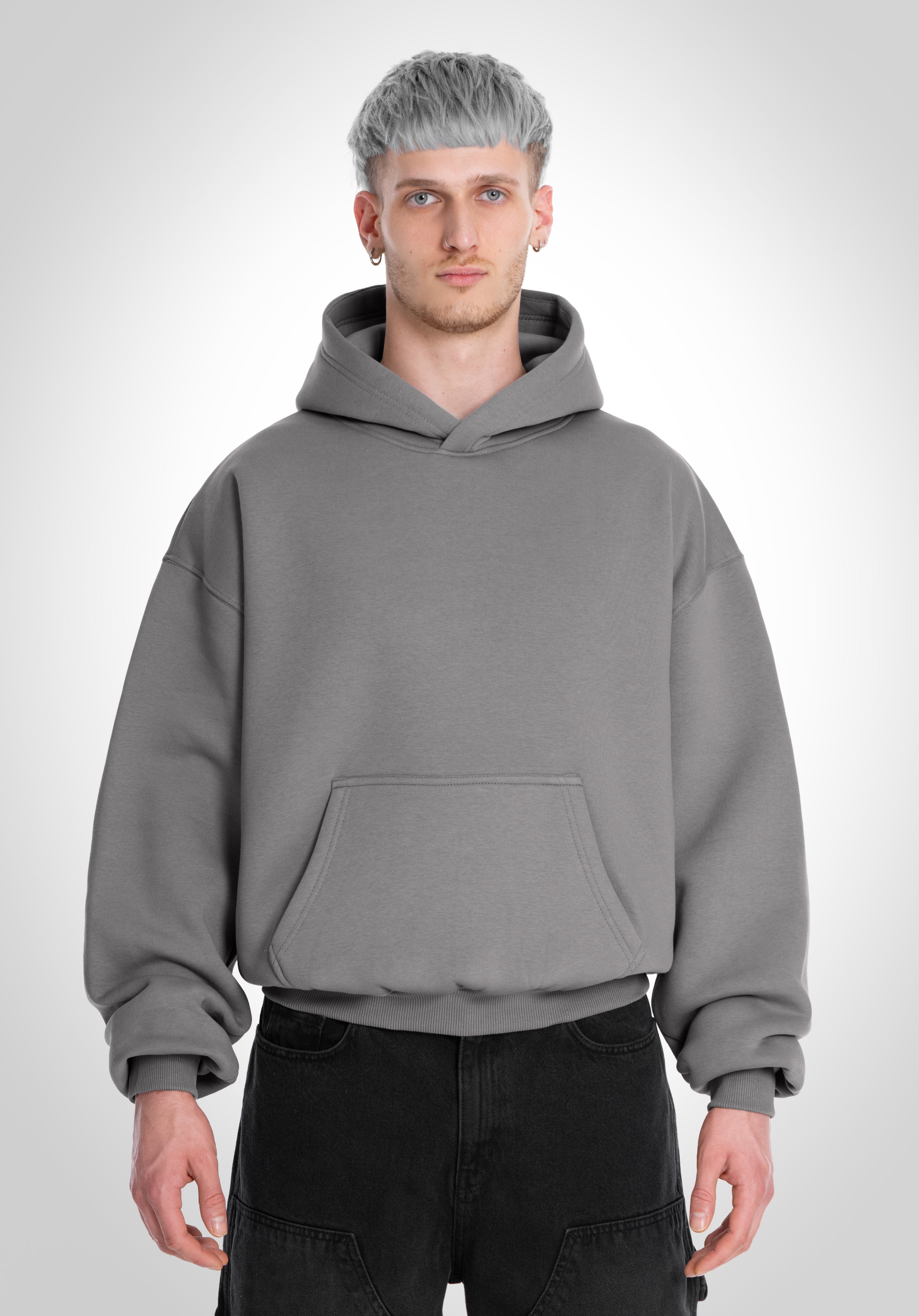 Oversize Hoodie - Cool Grey