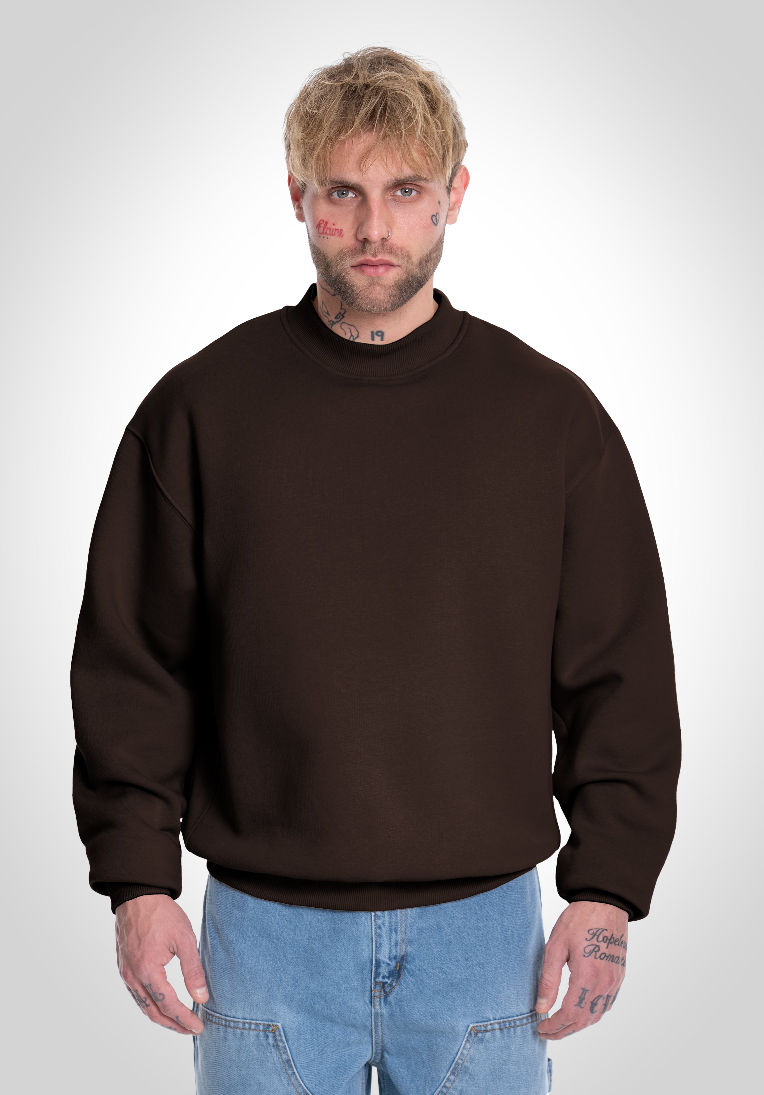 Oversize Sweater - Brown