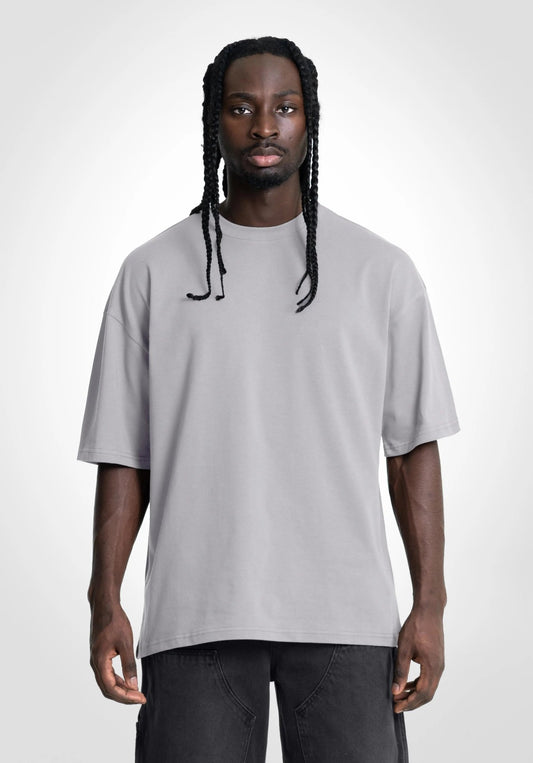 Heavy Oversize Tee - Light Grey () – T-shirt's von Straight Outta Cotton