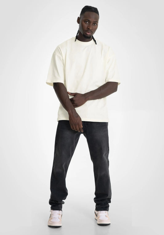 Heavy Oversize Tee - Off White (Off White) – T-shirt's von Straight Outta Cotton