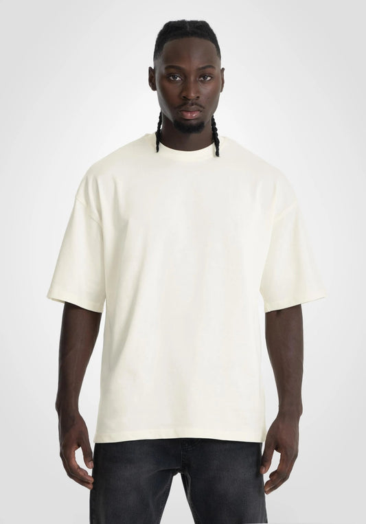 Heavy Oversize Tee - Off White (Off White) – T-shirt's von Straight Outta Cotton