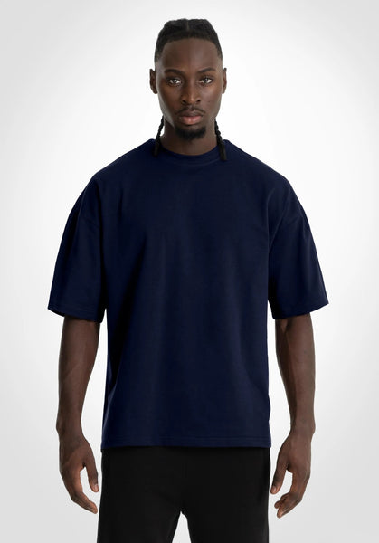 Heavy Oversized Tee - Slate Navy