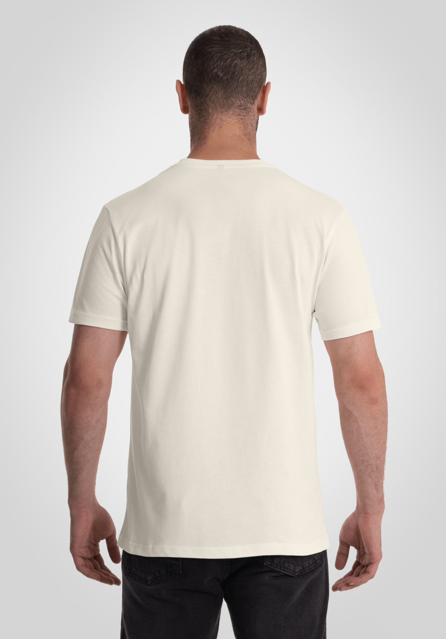 Heavy Regular Fit Tee - Off White (Off White) – von Straight Outta Cotton
