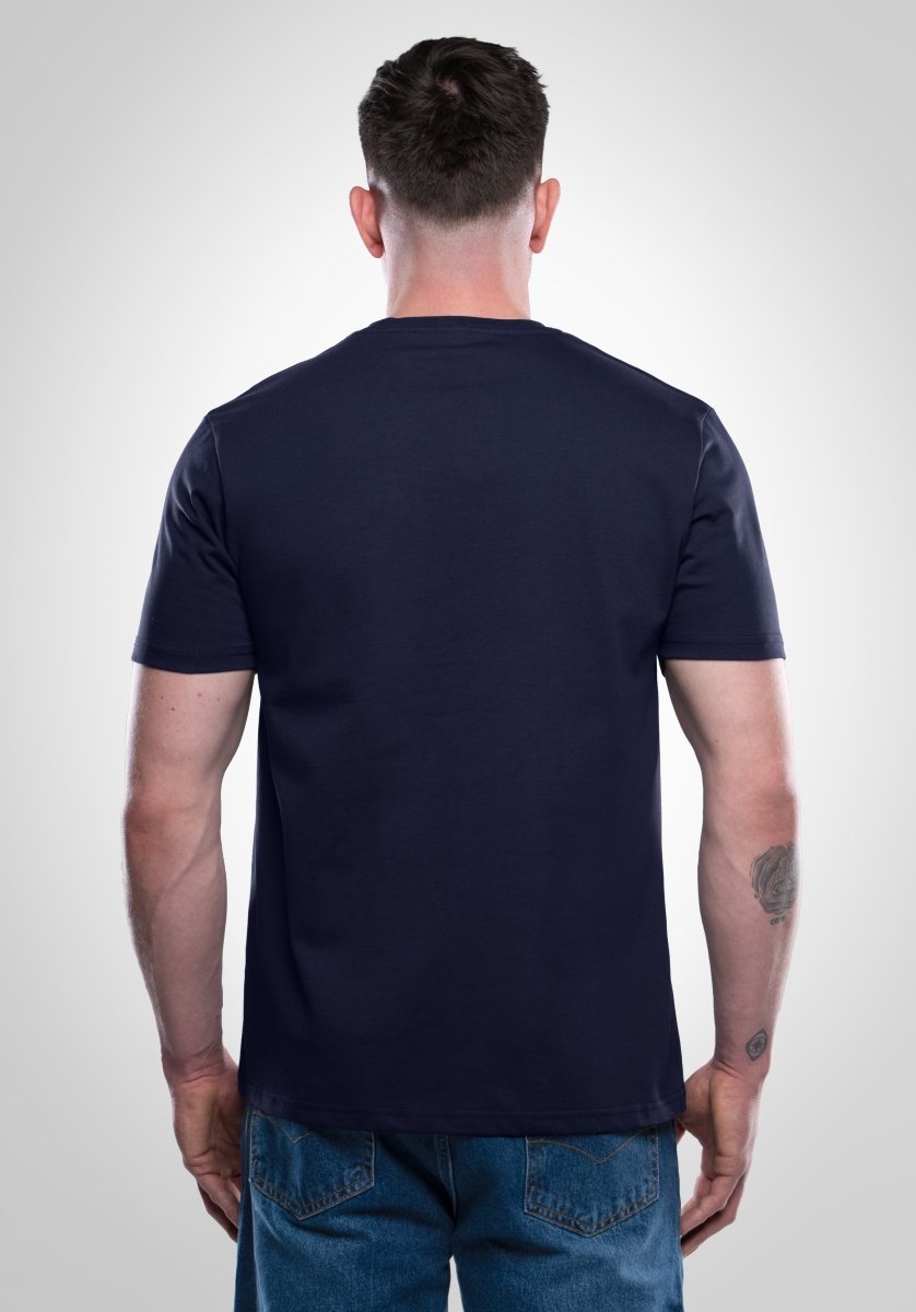 Heavy Regular Fit Tee - Slate Navy (Marineblau) – von Straight Outta Cotton