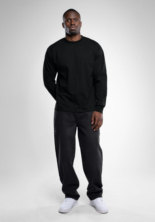 Longsleeve - Black () – Longsleeve von Straight Outta Cotton