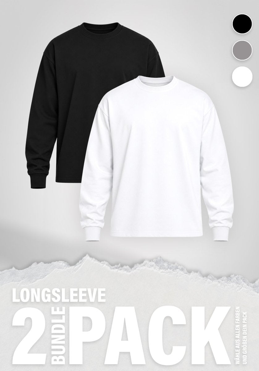 Longsleeve Doublepack : 2 longsleeves dans un pack de Straight Outta Cotton