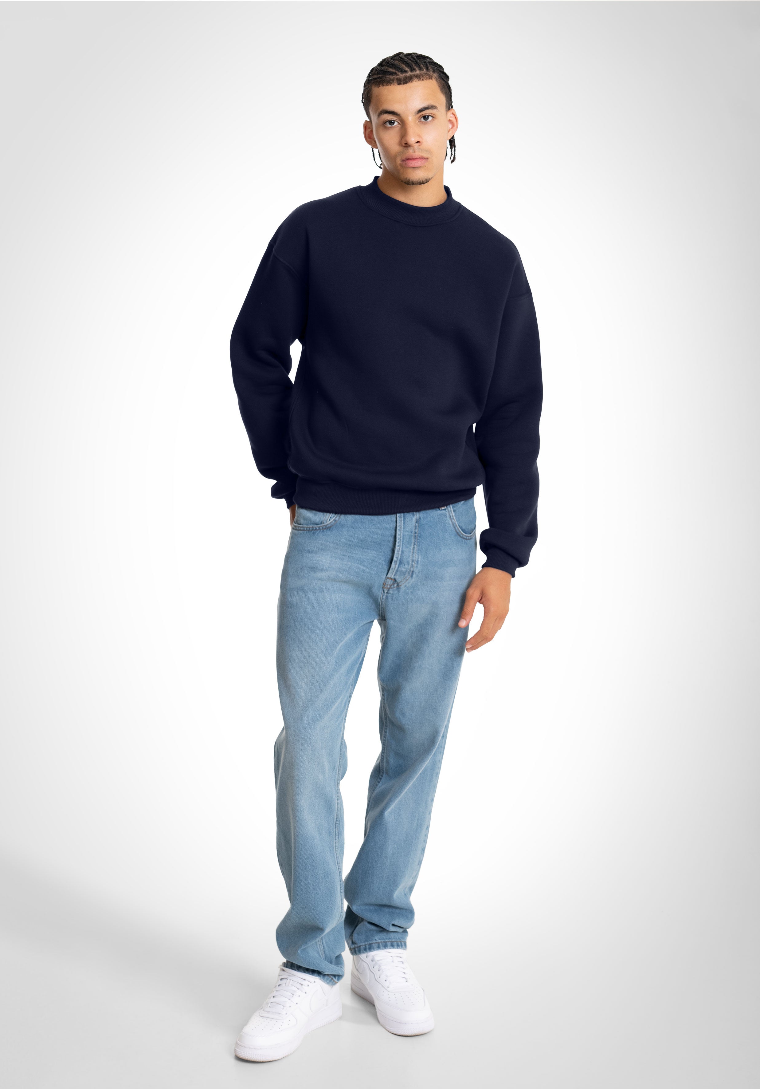 Oversize Sweater - Slate Navy