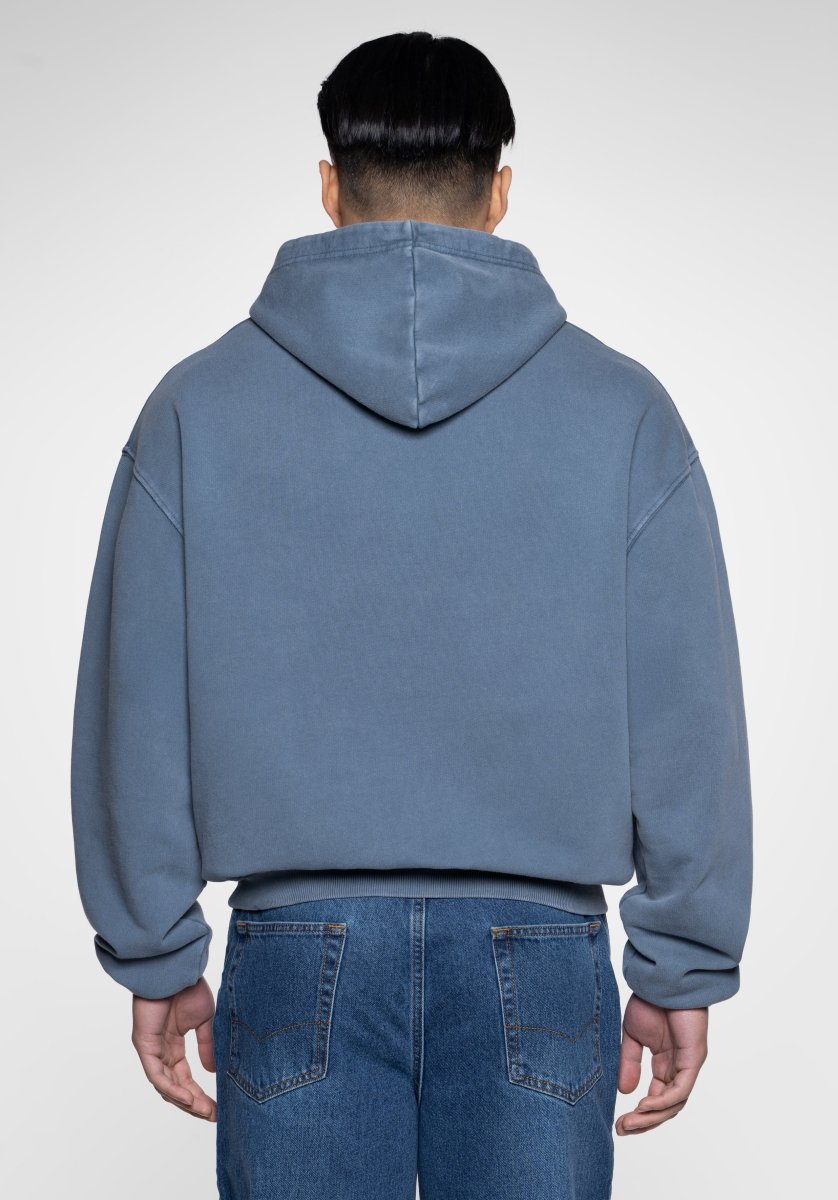Oversize Hoodie Vintage Washed - Blue (Blau) – Hoodies von Straight Outta Cotton