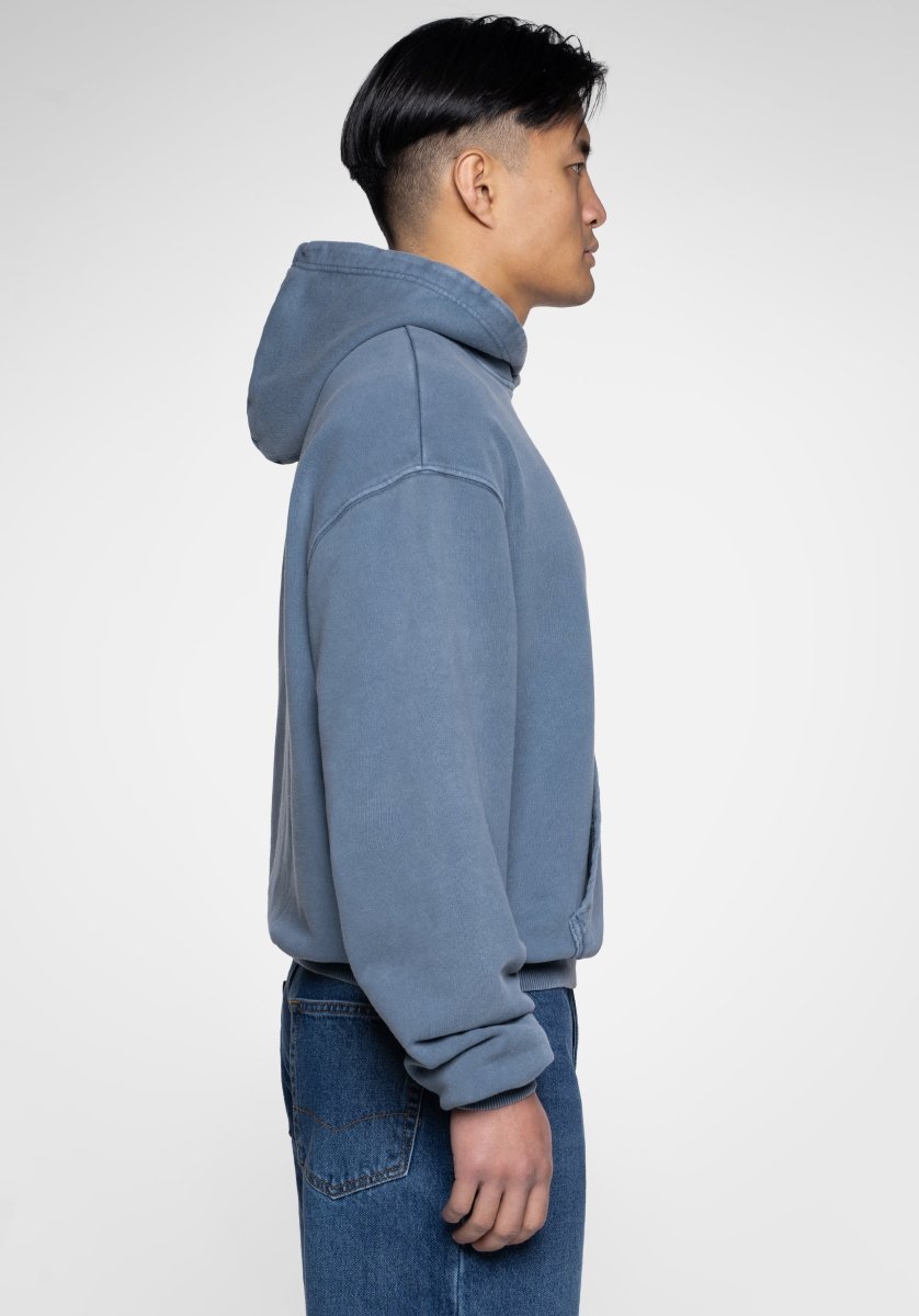 Oversize Hoodie Vintage Washed - Blue (Blau) – Hoodies von Straight Outta Cotton