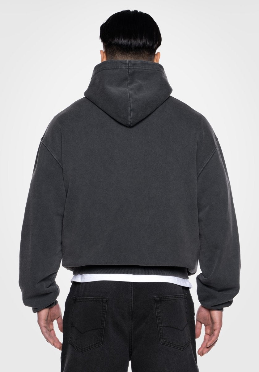 Oversize Hoodie Vintage Washed - Grey (Grau) – Hoodies von Straight Outta Cotton