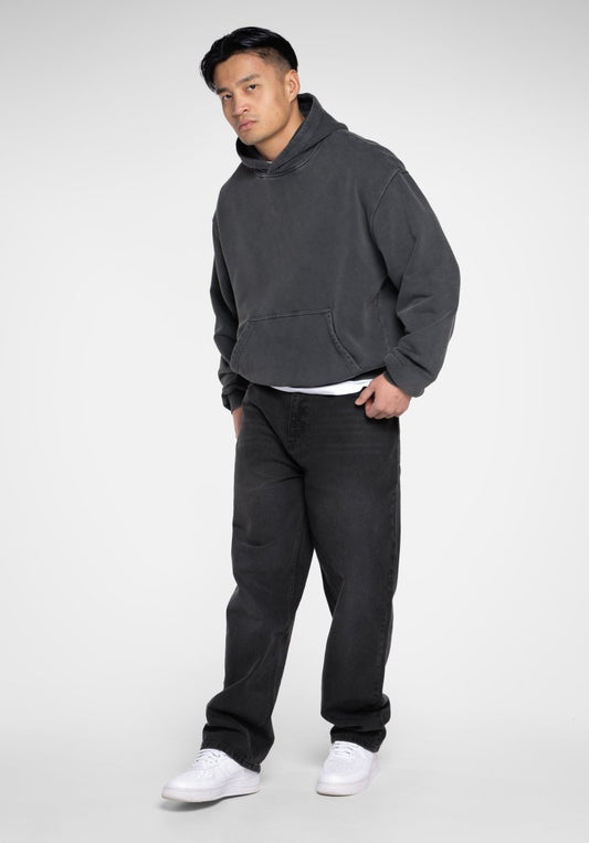 Oversize Hoodie Vintage Washed - Grey (Gris) – Hoodies de Straight Outta Cotton