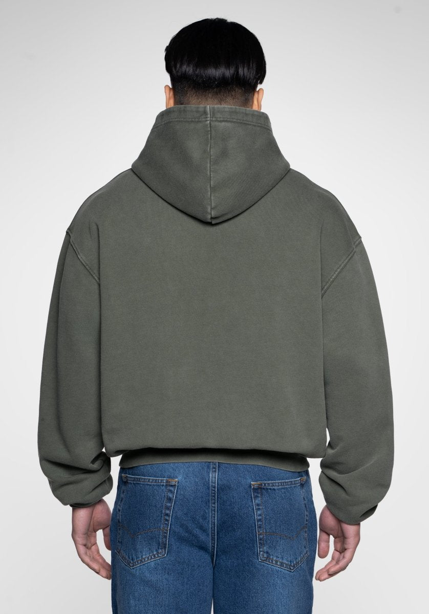 Oversize Hoodie Vintage Washed - Olive (Olive) – Hoodies von Straight Outta Cotton