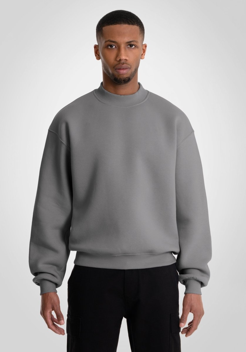 Oversize Sweater - Cool Grey (Grau) – Oversize Sweater von Straight Outta Cotton