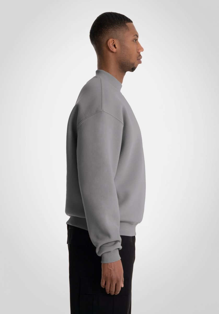 Oversize Sweater - Cool Grey (Grau) – Oversize Sweater von Straight Outta Cotton