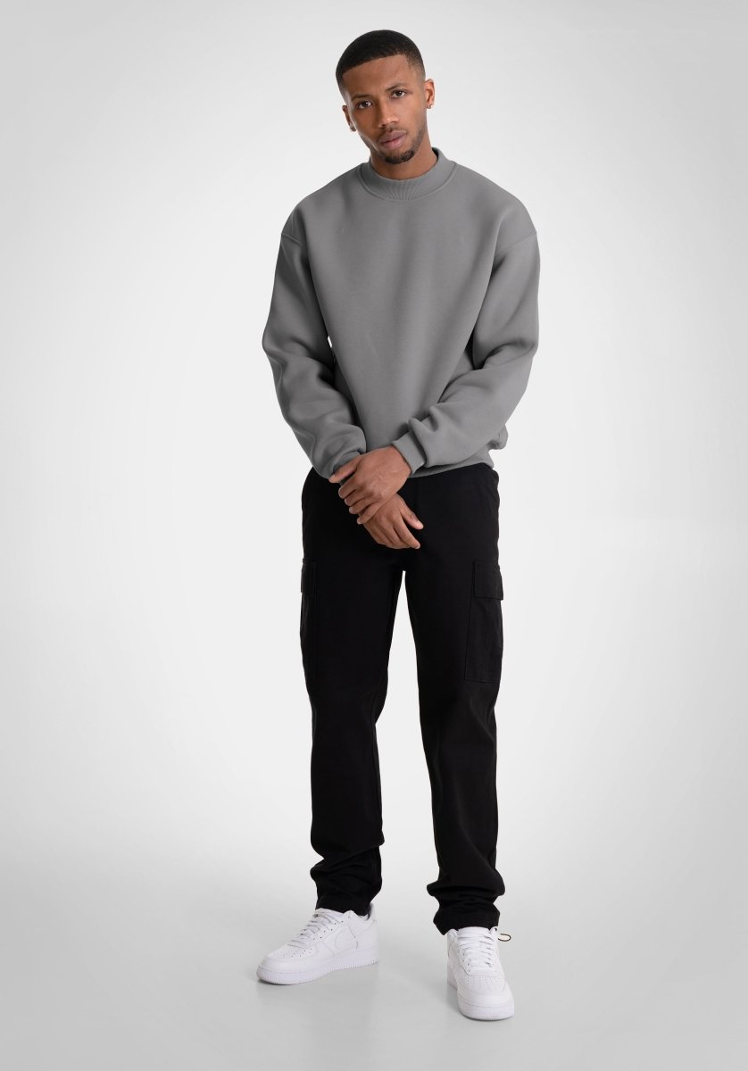 Oversize Sweater - Cool Grey (Grau) – Oversize Sweater von Straight Outta Cotton