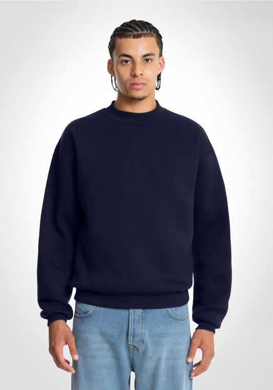 Oversize Sweater - Slate Navy (Marineblau) – Oversize Sweater von Straight Outta Cotton