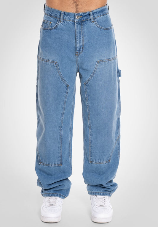 Patch Baggy Denim - Bleached () – Jeans von Straight Outta Cotton
