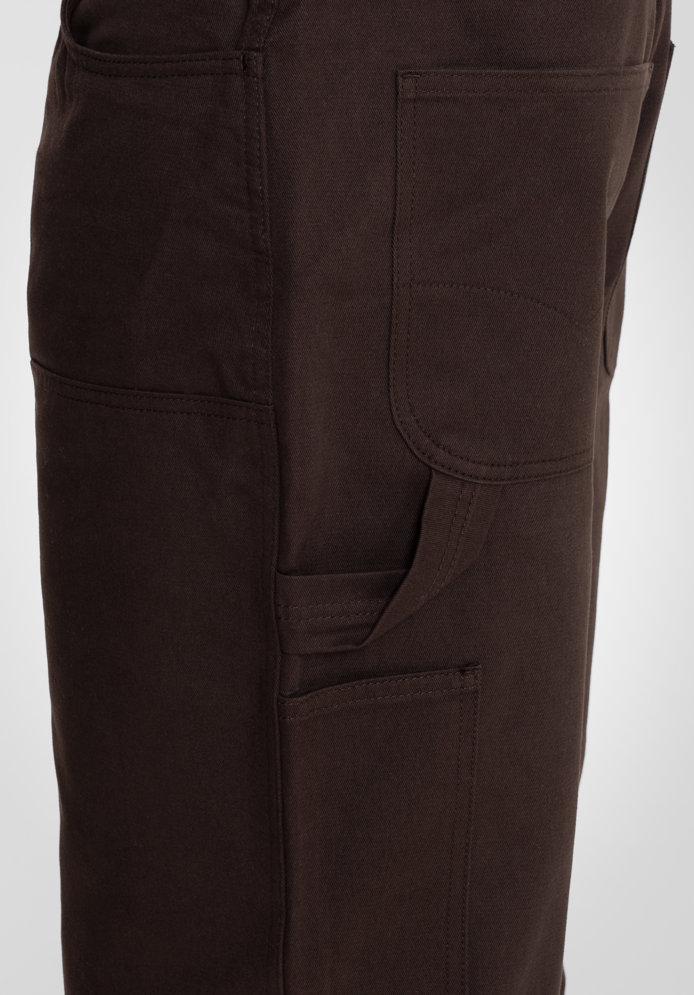 Patch Baggy Twill - Brown () – Baggys von Straight Outta Cotton