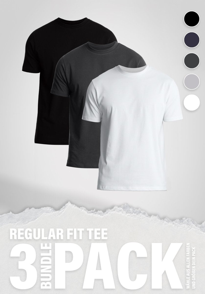 Regular Tee 3er Pack () – Custom Bundle von Straight Outta Cotton