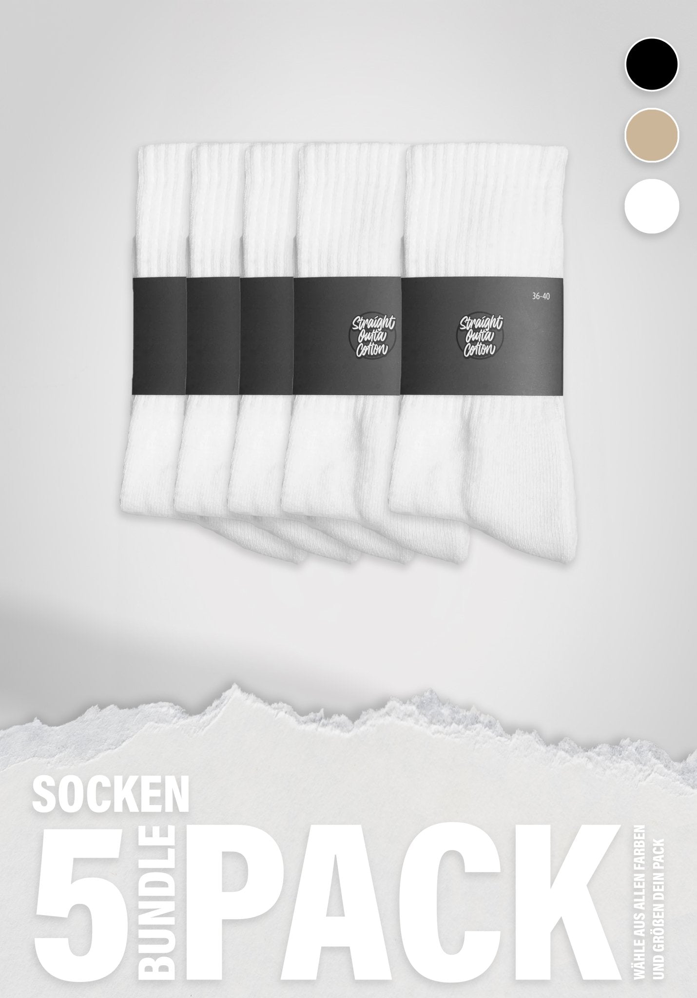 Socken 5er Pack () – von Straight Outta Cotton