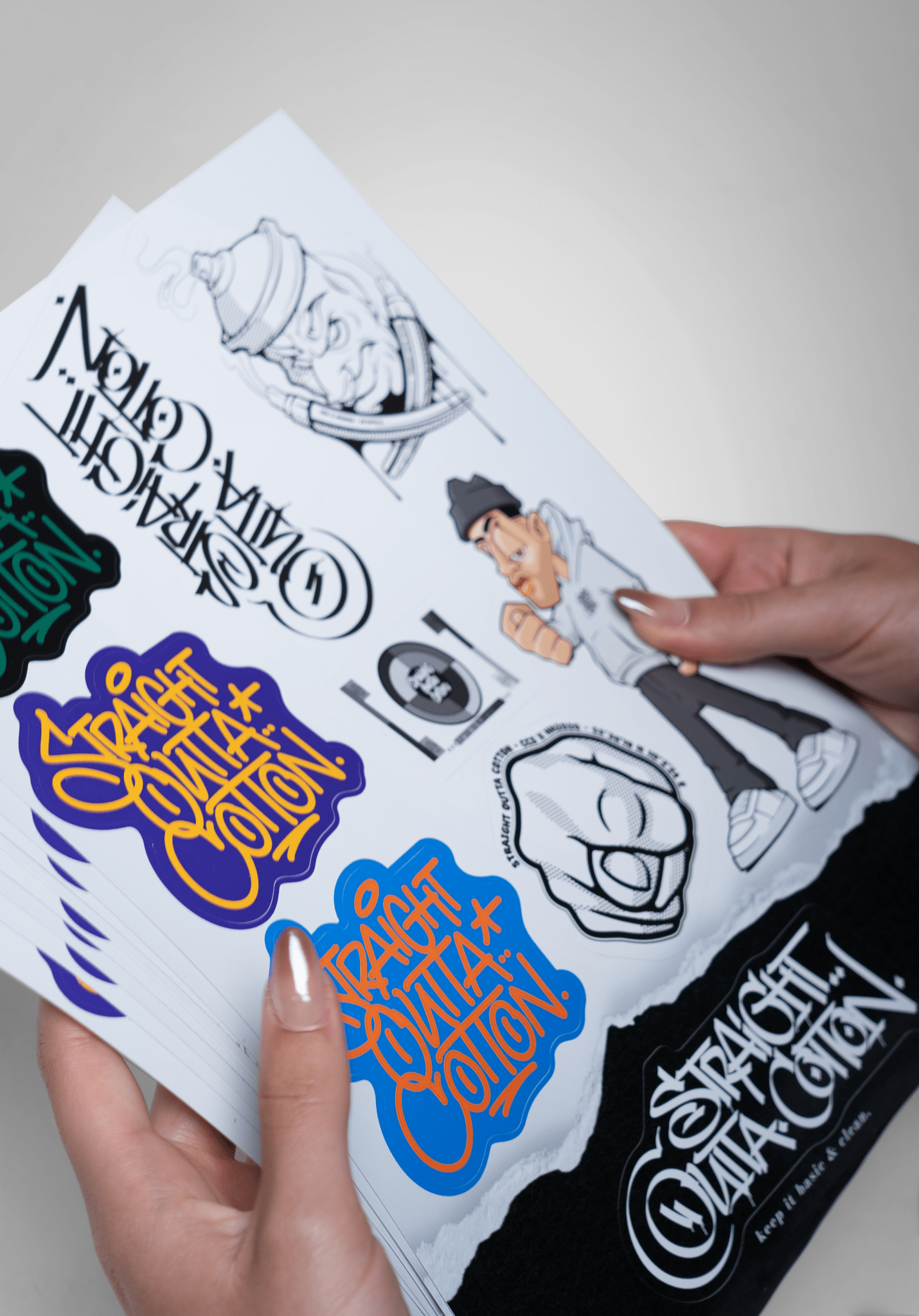 Sticker () – Sticker von Straight Outta Cotton