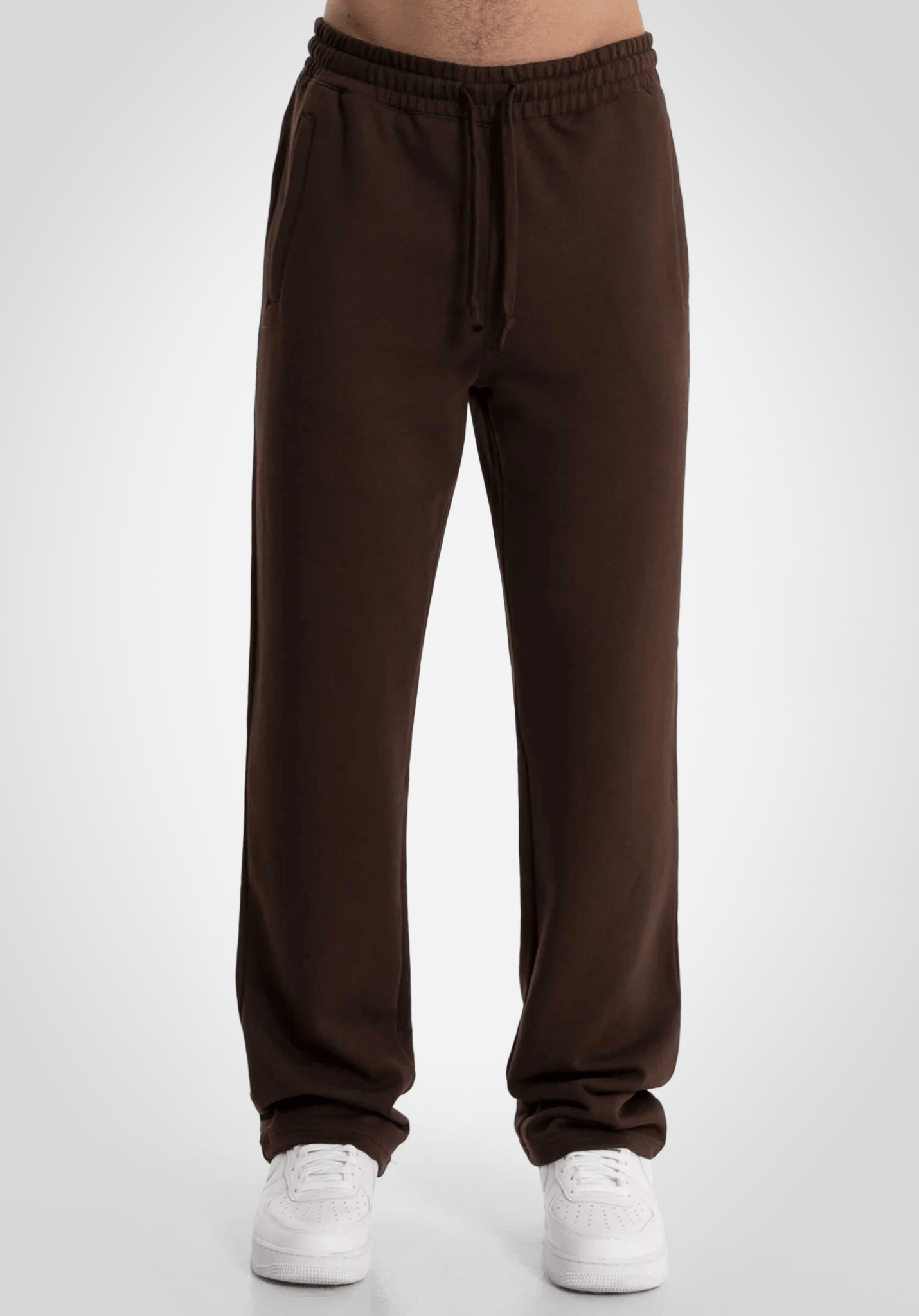 Straight Leg Jogger - Brown (Braun) – von Straight Outta Cotton