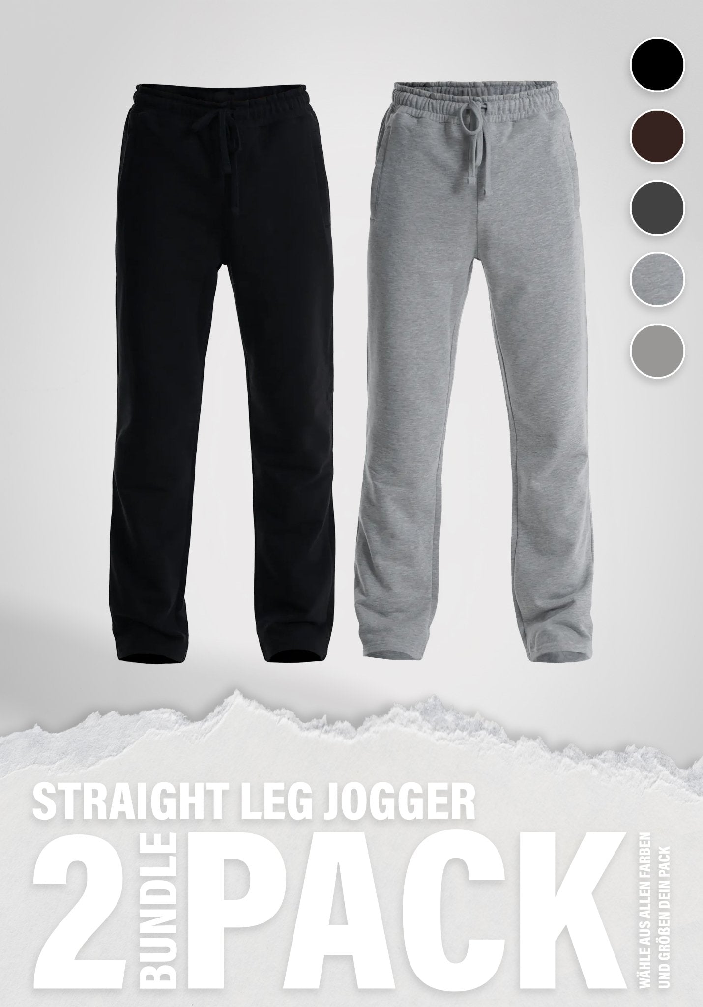 Straight Leg Jogger Doublepack () – von Straight Outta Cotton