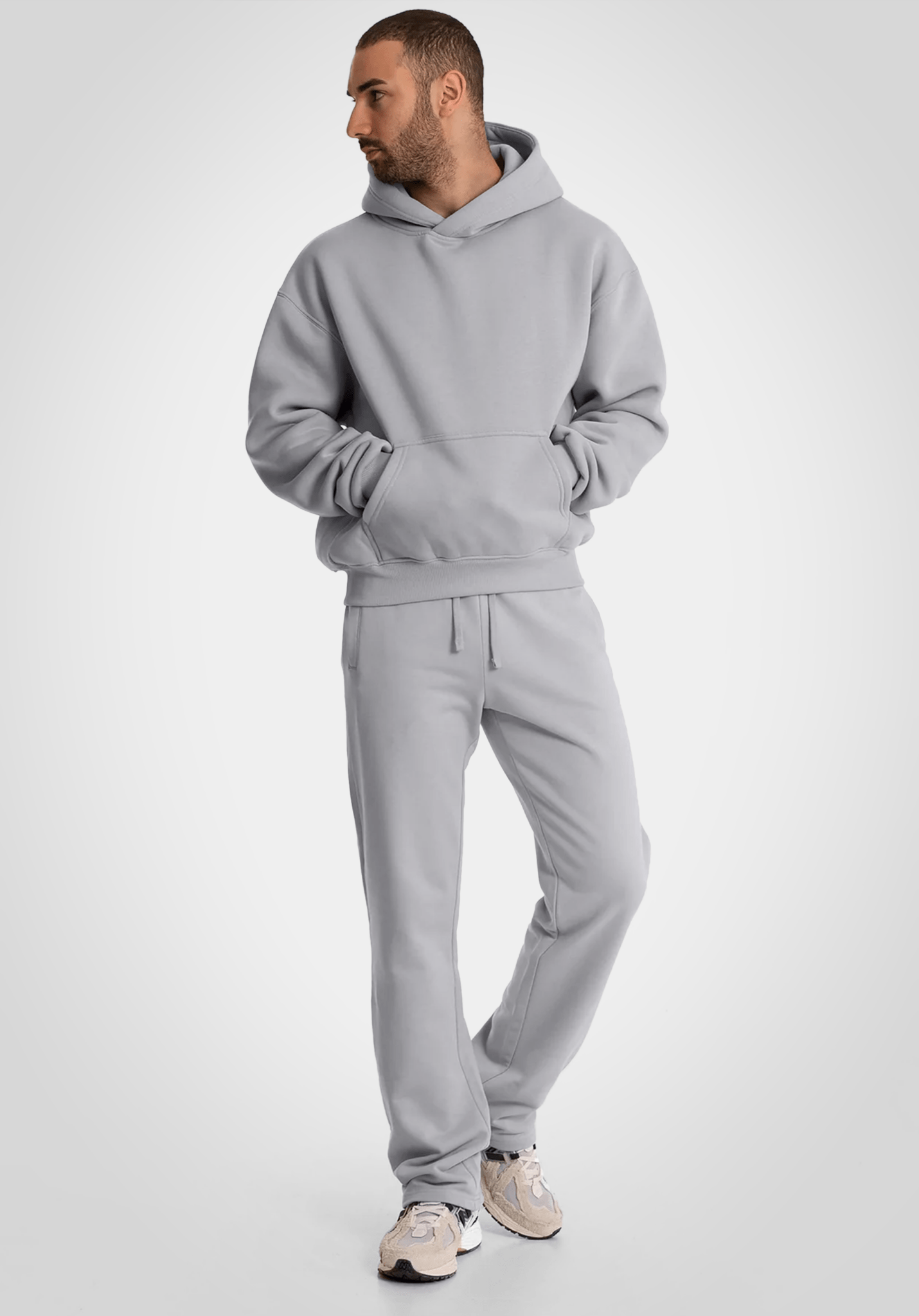 Straight Leg Jogger - Light Grey () – von Straight Outta Cotton