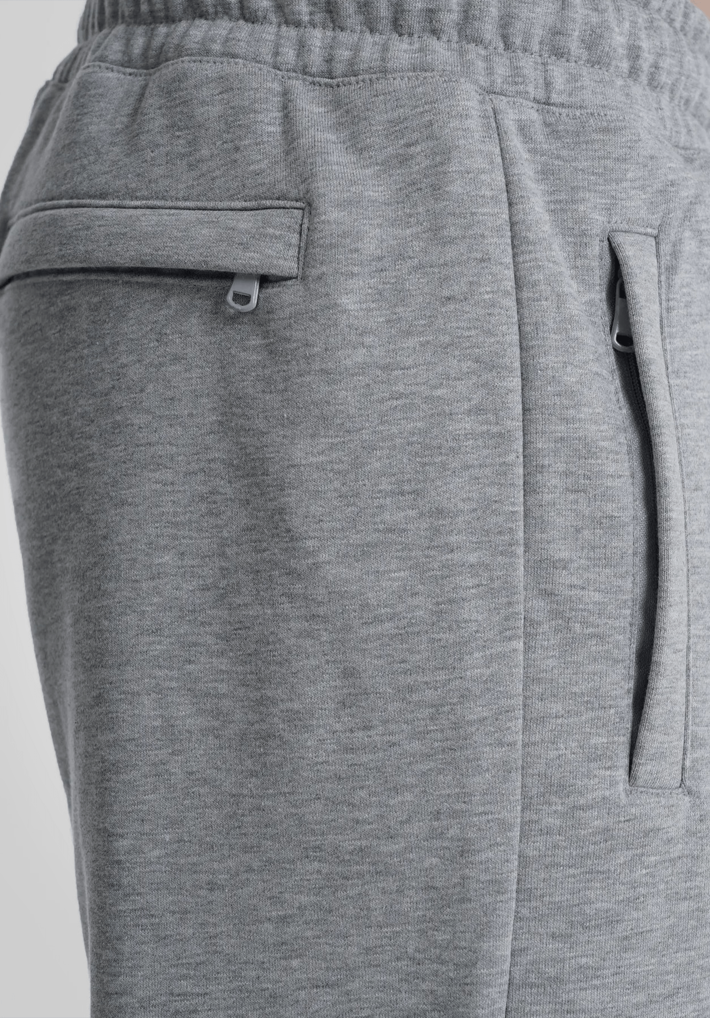 Straight Leg Jogger - Melange Grey (Grau) – von Straight Outta Cotton