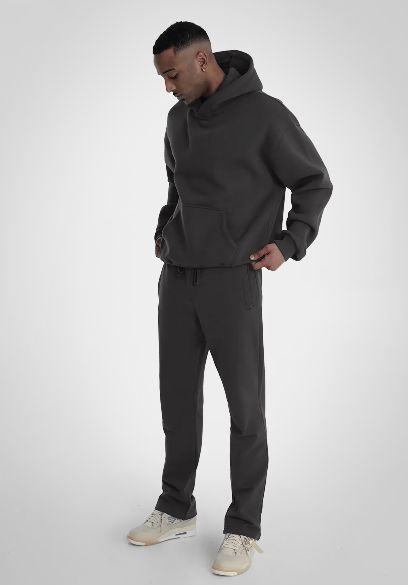 Straight Leg Jogger - Slate Grey (Grau) – von Straight Outta Cotton