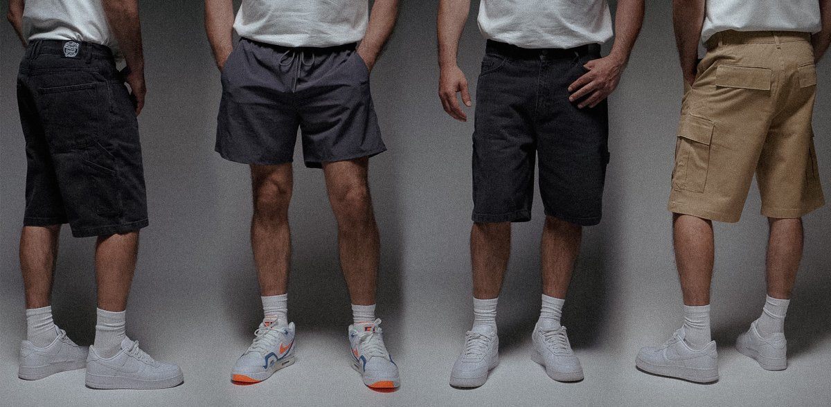 Straight Outta Cotton Shorts – Cargo & Nylon Shorts in Schwarz, Grau und Beige mit modernem Streetwear Fit
