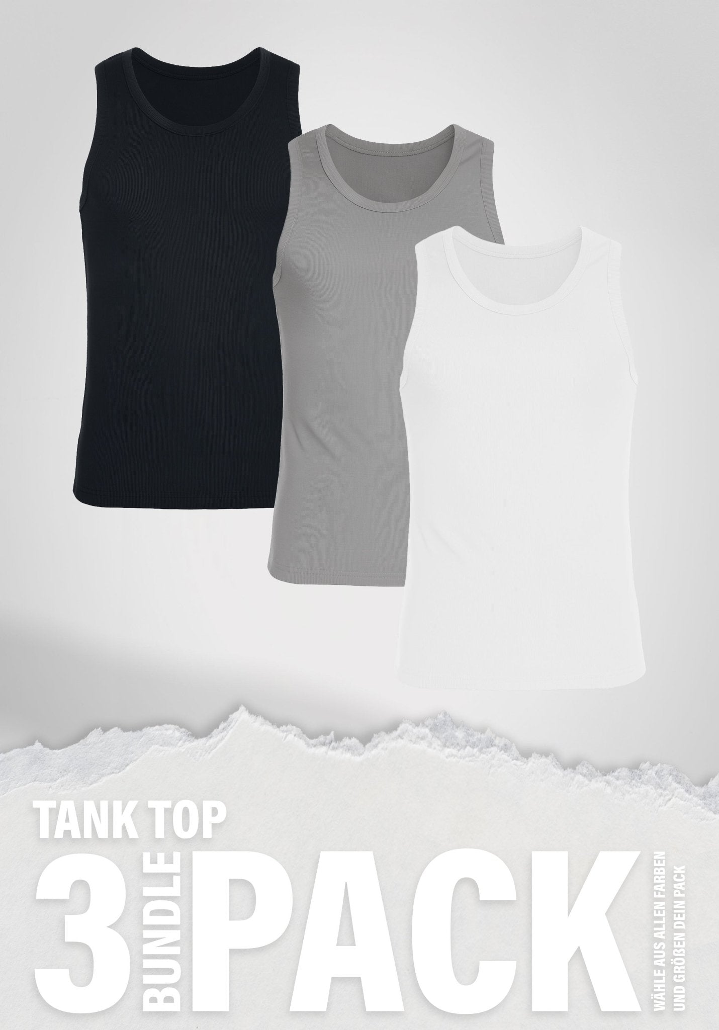 Tank Top 3 - Pack () – Tank Top von Straight Outta Cotton