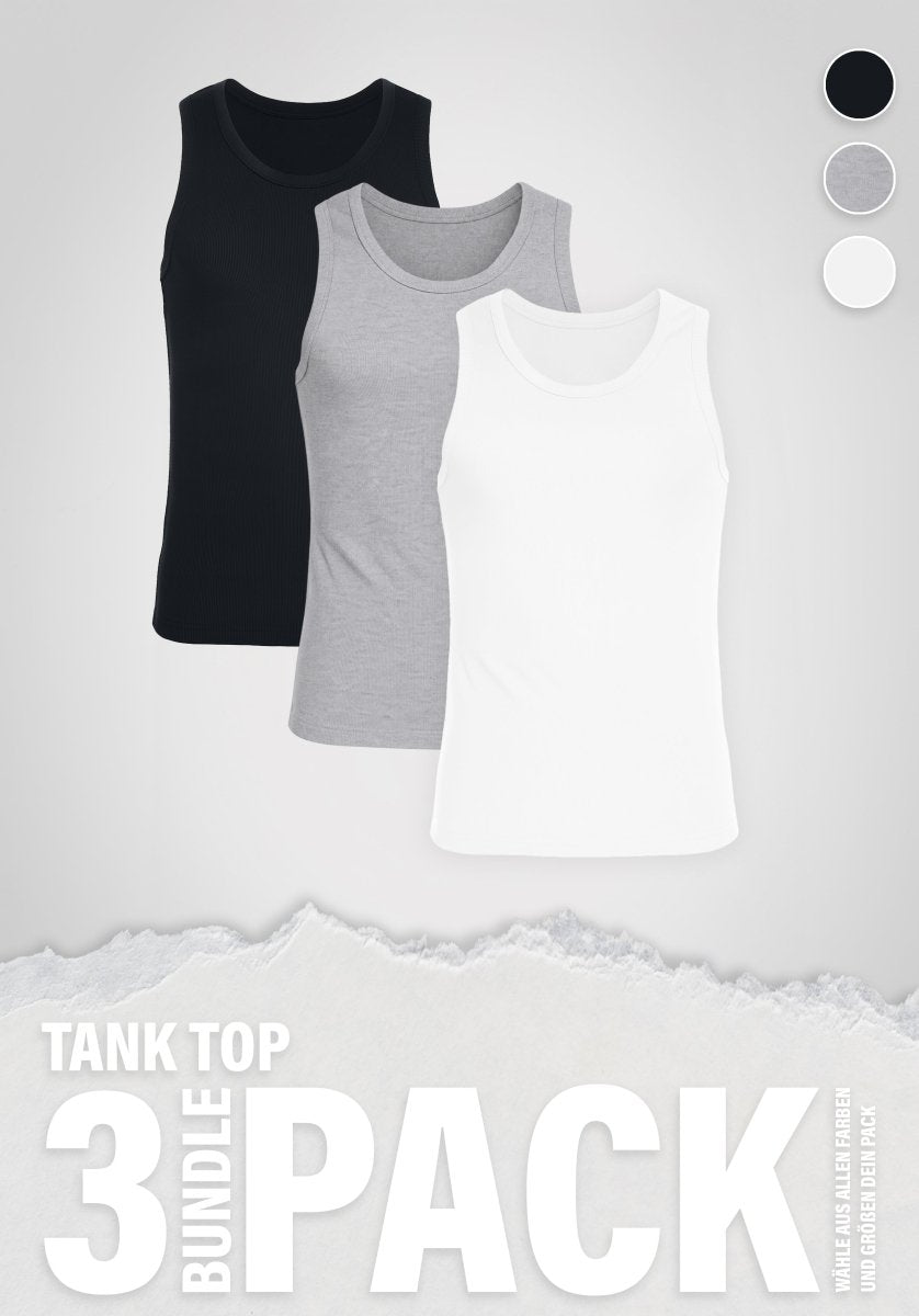 Tank Top 3er Pack () – Custom Bundle von Straight Outta Cotton