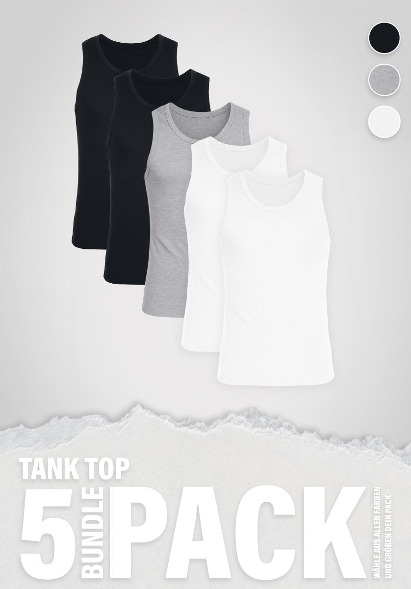 Tank Top 5er Pack () – Custom Bundle von Straight Outta Cotton