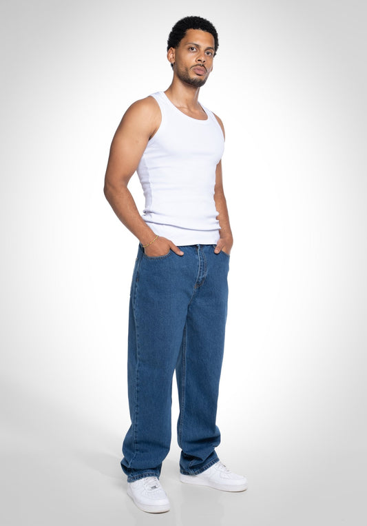 Tank Top - White (Weiß) – Tank Top von Straight Outta Cotton