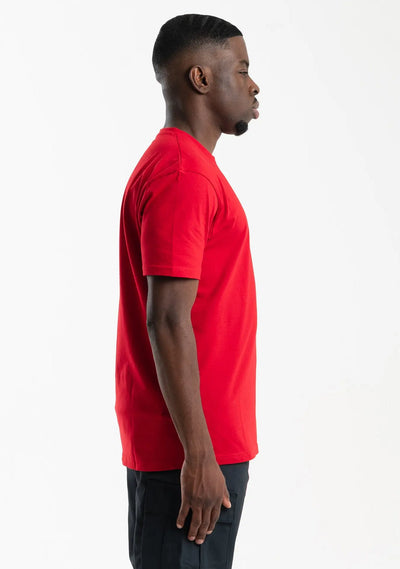 Basic T-Shirt - Red Straight Outta Cotton