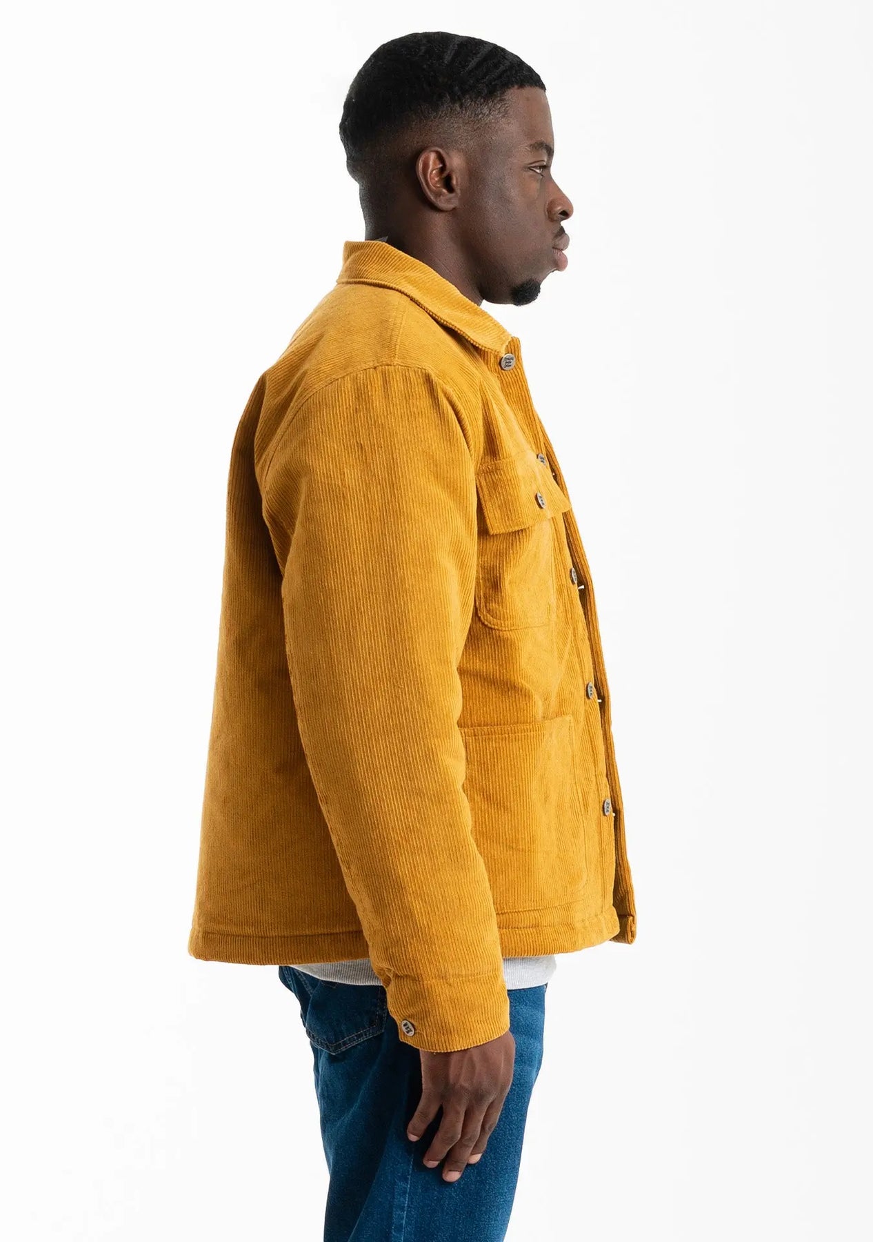 Corduroy hot sale jacket mustard