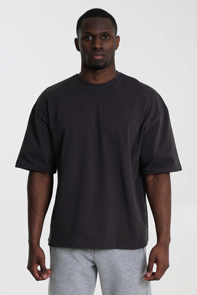 Kopie von 1 Pounder-Oversize T-Shirt Organic - Black Straight Outta Cotton