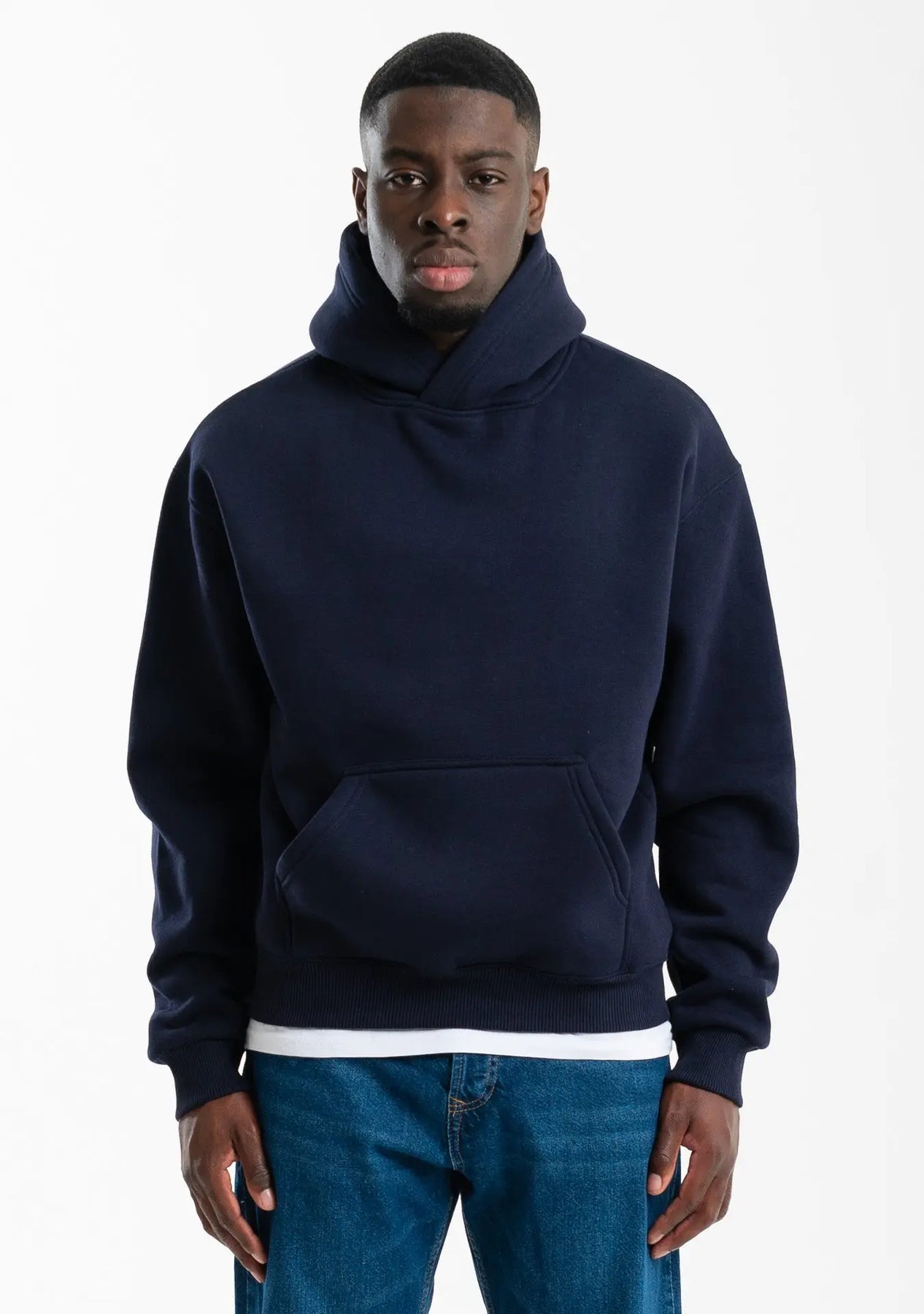 Oversize Hoodie - Slate Navy – Straight Outta Cotton