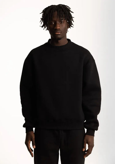 Oversize Sweater - Black Straight Outta Cotton