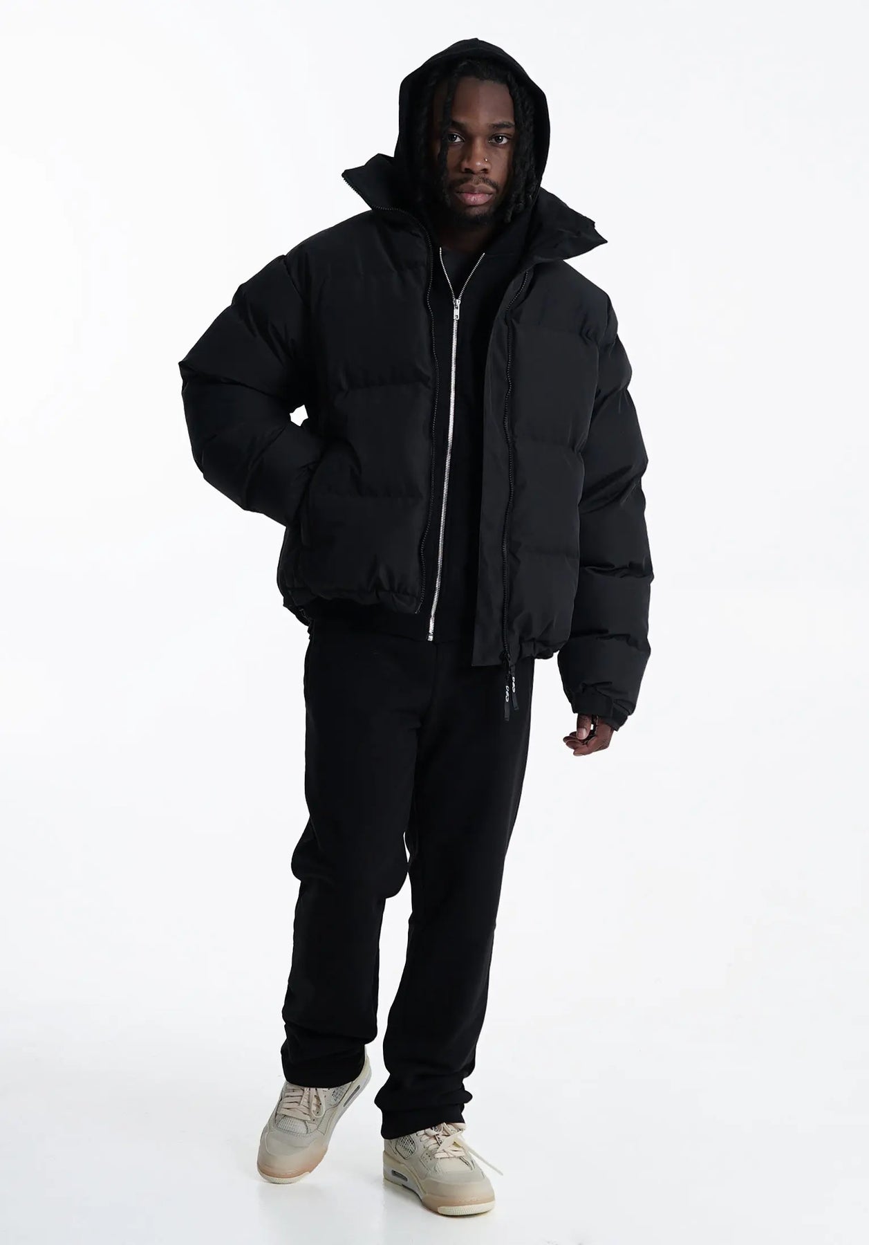 Puffer Jacket Black Straight Outta Cotton puffer-jacket-black-straight-outta-cotton