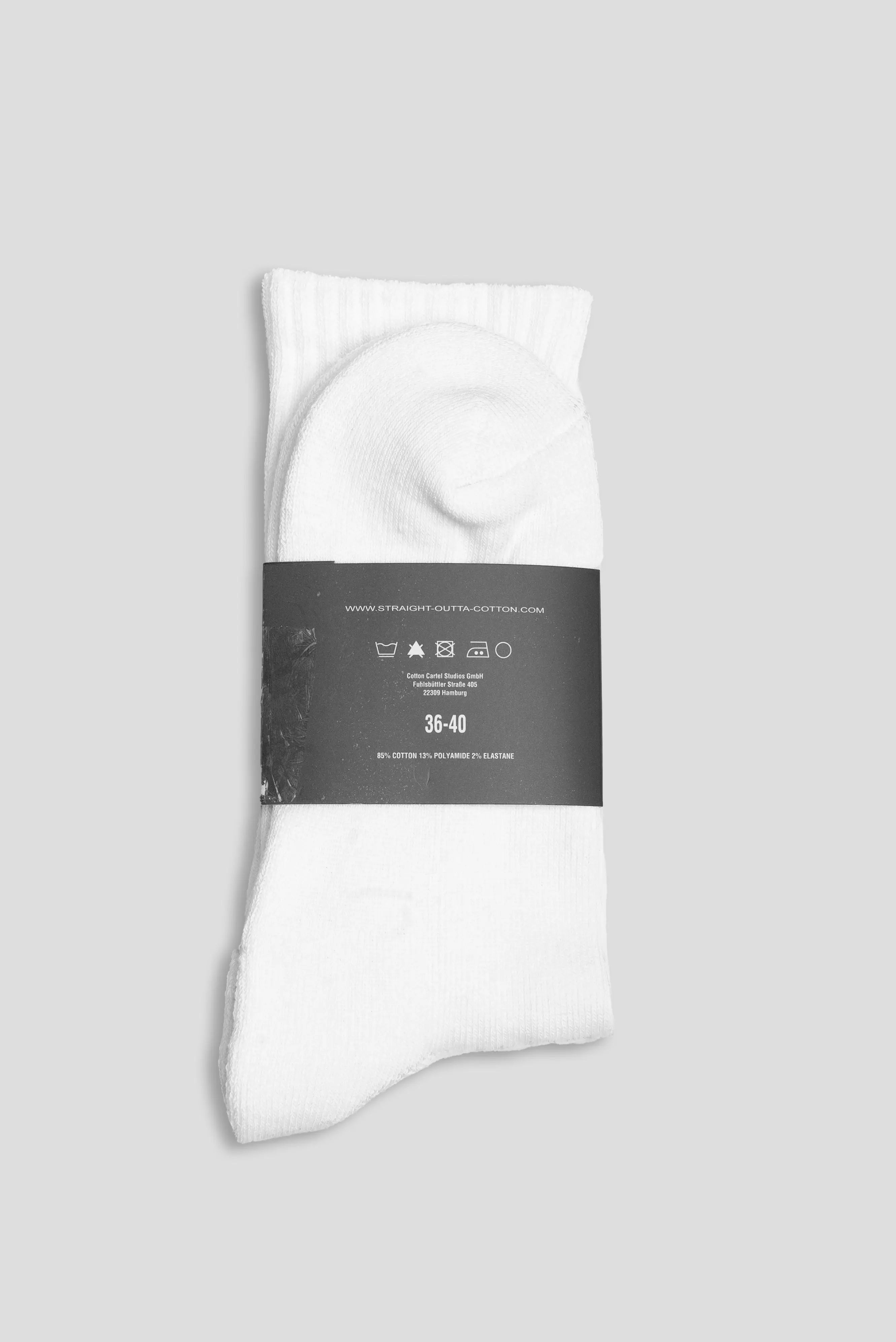 White Socks Straight Outta Cotton