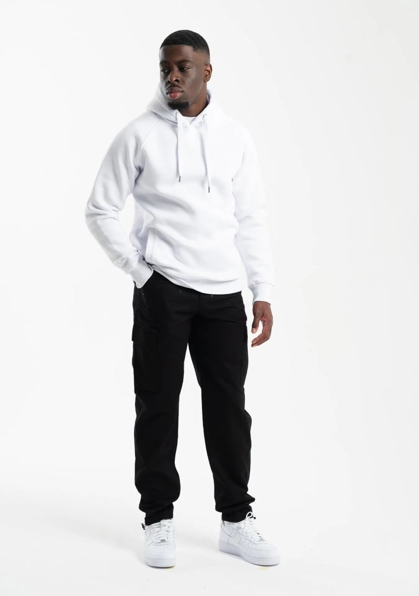 Basic Hoodie - White straight-outta-cotton.com