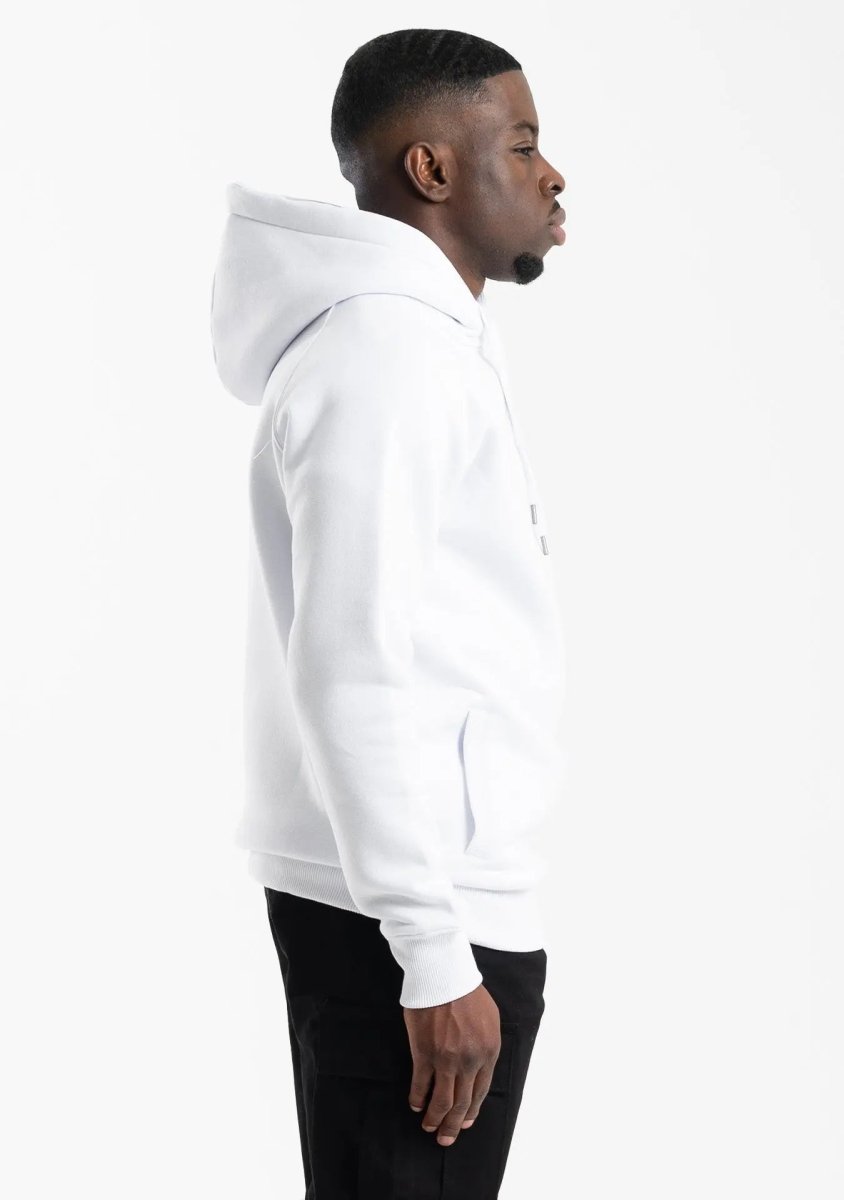 Basic Hoodie - White straight-outta-cotton.com