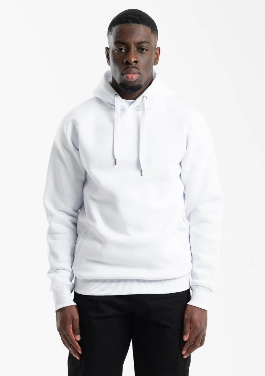 Basic Hoodie - White straight-outta-cotton.com