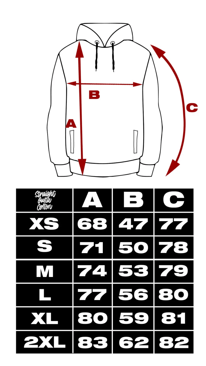 Basic Hoodie - White straight-outta-cotton.com