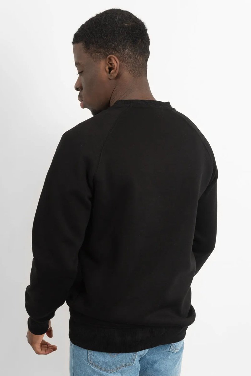 Basic Sweater - Black Straight Outta Cotton