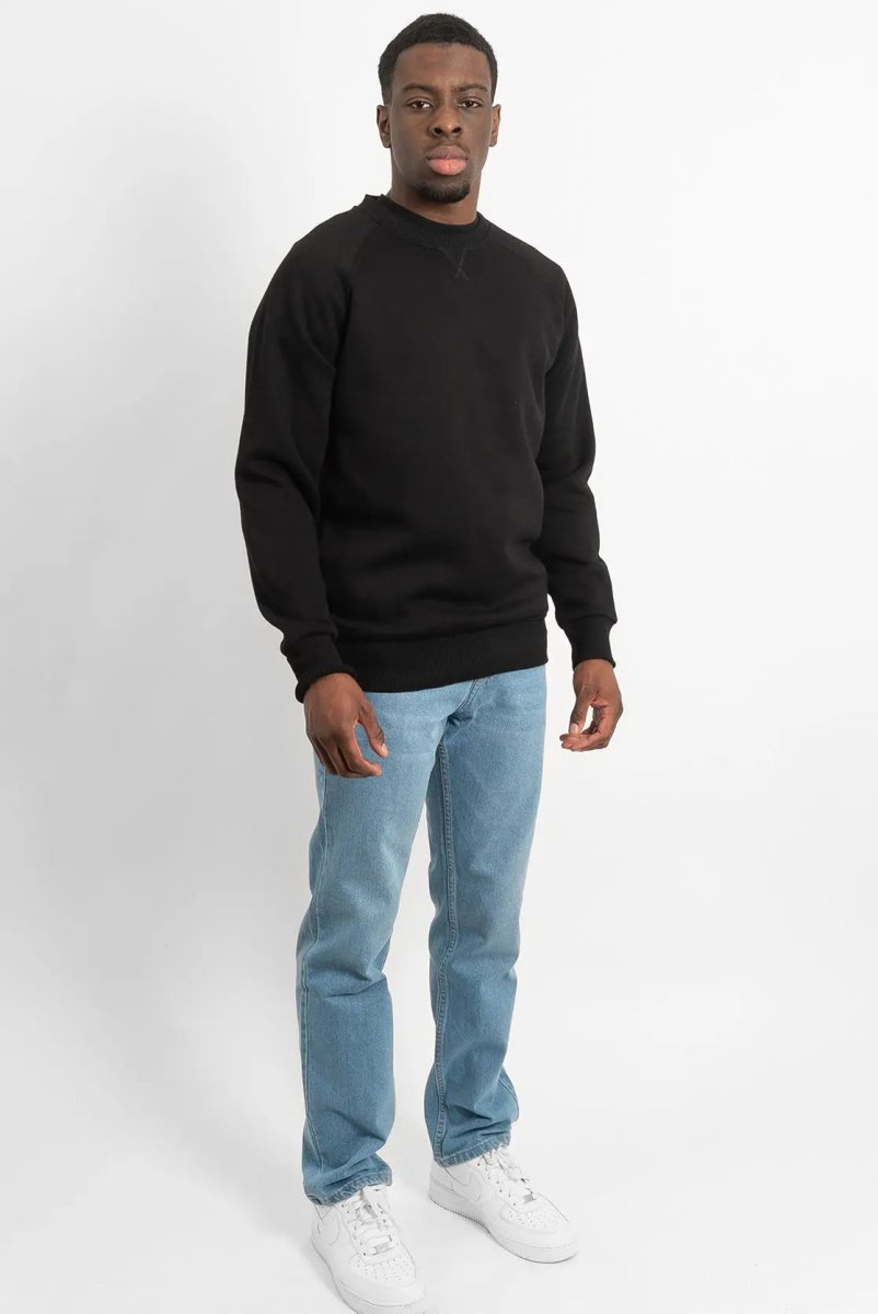Basic Sweater - Black Straight Outta Cotton